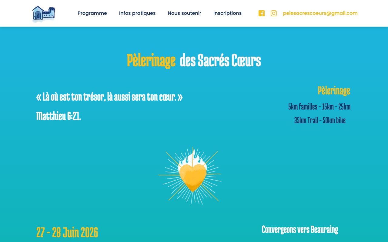 Pèlerinage des Sacrés-Cœurs